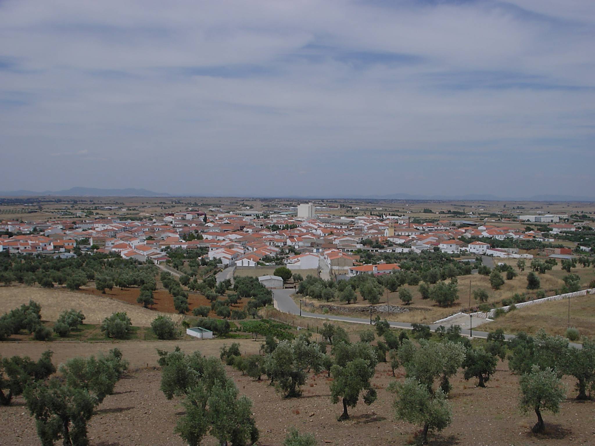 Vista aérea comarca los Pedroches